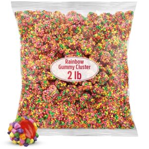 Gummy Clusters Rainbow, 2lb Pack of NerdsGummy