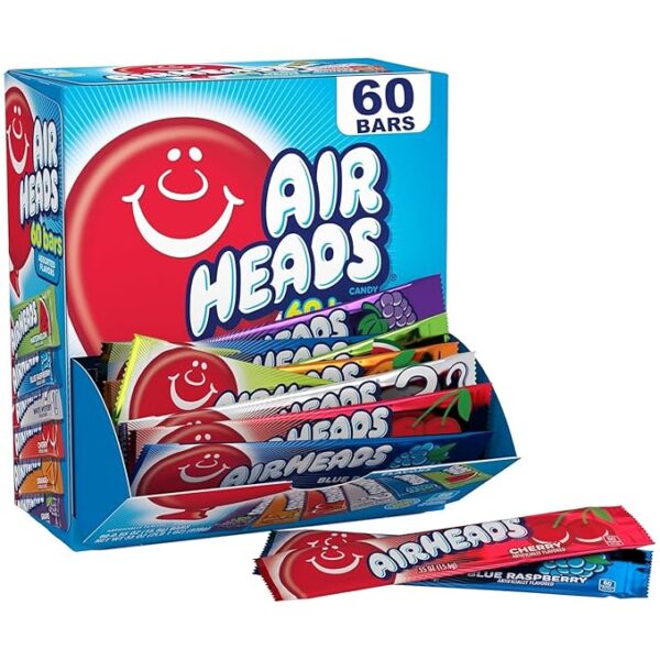 Airheads Candy Bars, Variety Bulk Box