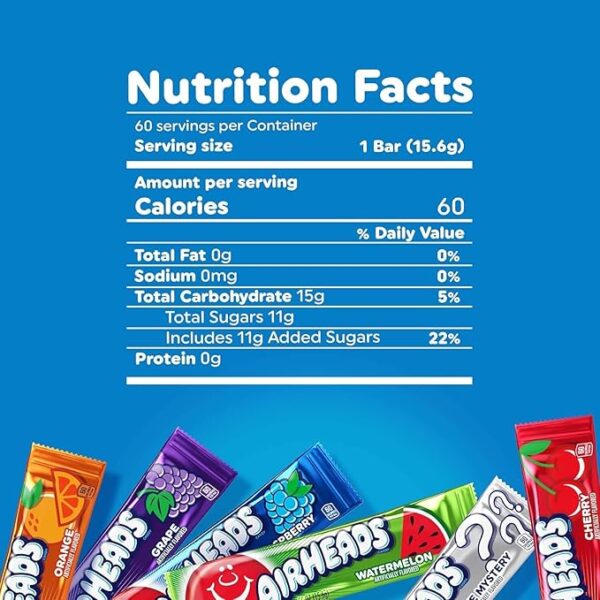 Airheads Candy Bars, Variety Bulk Box - Image 4