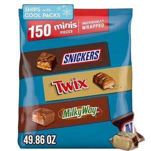 SNICKERS, TWIX, & MILKY WAY Minis Chocolate