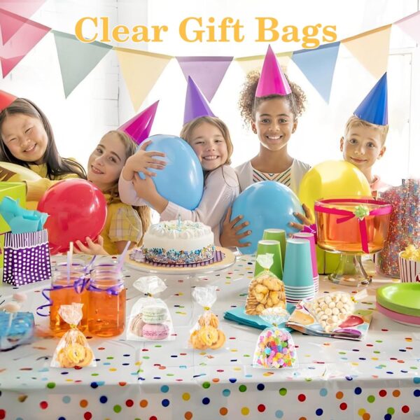 100 PCS Cellophane Treat Bags - Image 3
